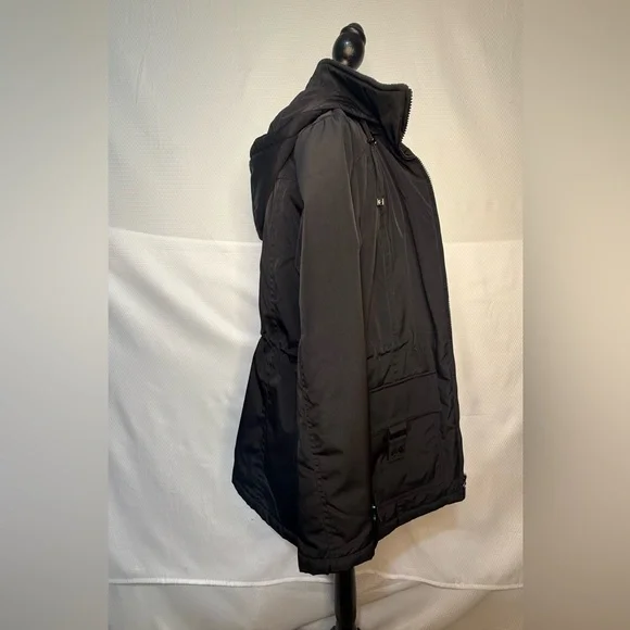 London Fog Women's Black Utility Jacket - Picture 9 of 15